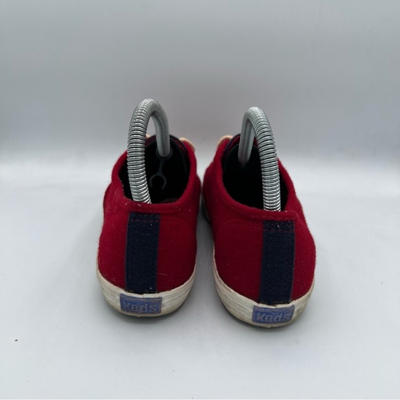 KEDS Womens Varsity Vintage Red Wool Sneakers Size 8 - Picture 4 of 7